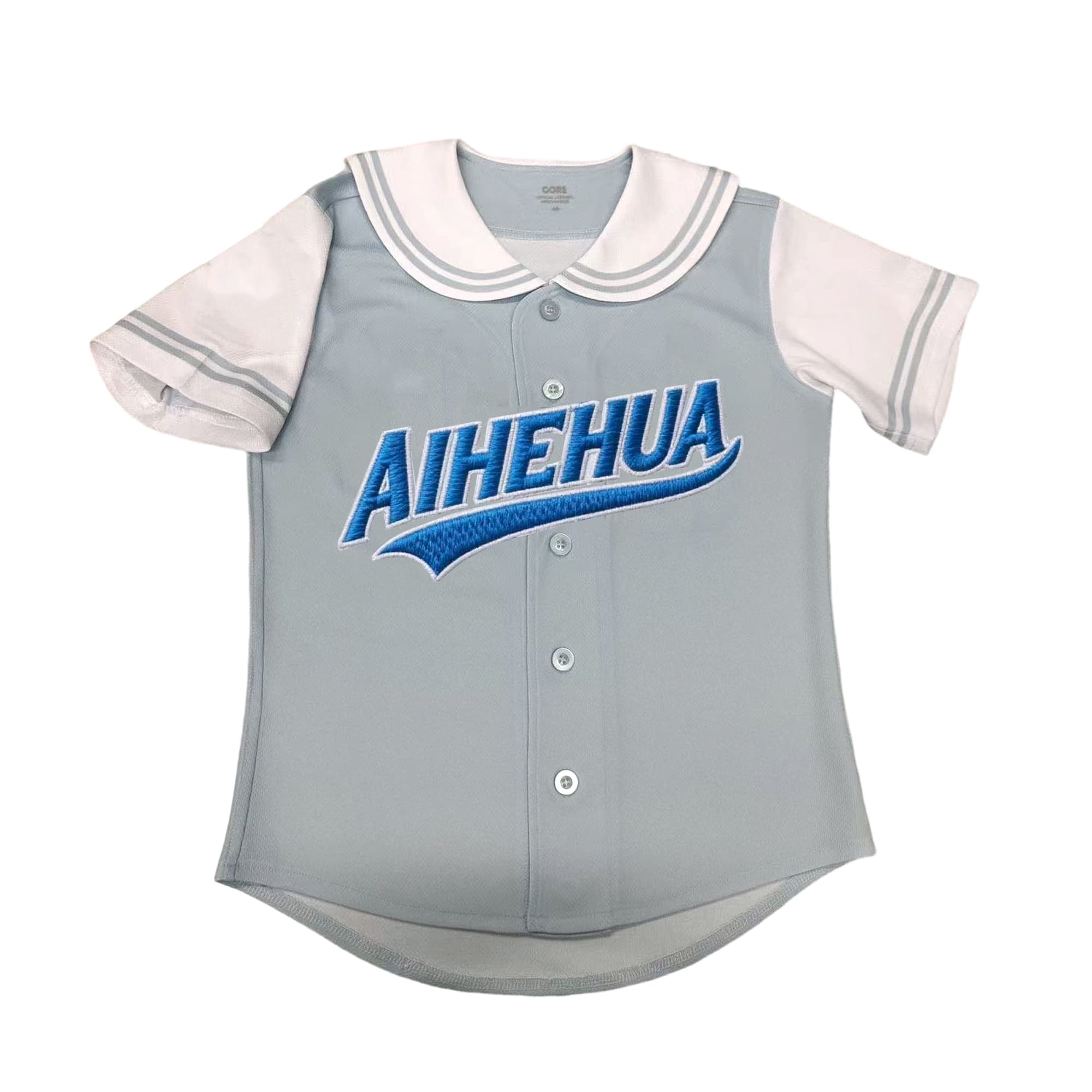 Custom Grey Youth Baseball Jersey