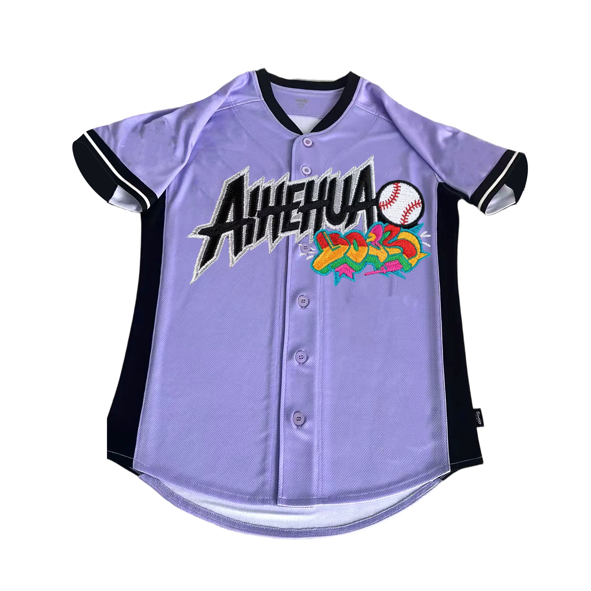 Custom Purple Baseball Jersey