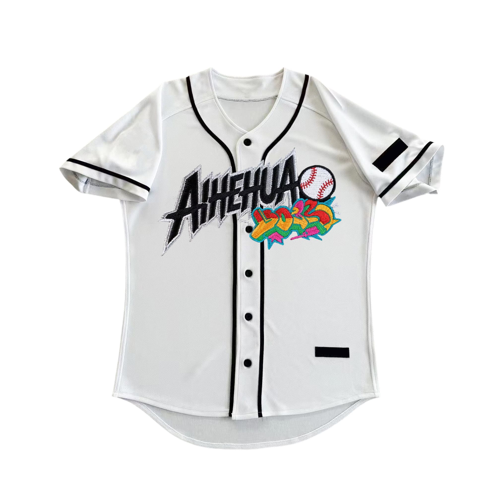 Custom Black-Piped Baseball Jersey